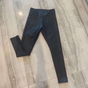 Leather High waisted leggings